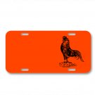 Chicken Animal Rooster On License Plate Car Front Add Names