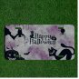 Custom Personalized License Plate Auto Tag With Happy Halloween In Purple
