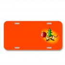 Christmas Tree Bells Christmas Ball On License Plate Car Front Add Names