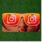 Custom Personalized License Plate Tag With Girl And Instagram Glasses Design