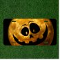 Custom Personalized License Plate Auto Tag With Smiley Face Moon Design