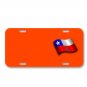 Chile Chilean Country Flag Waving On License Plate Car Front Add Names