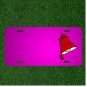 Custom Personalized Car License Plate With Add Names To Lamp Red Grip Bulb