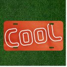 Custom Personalized License Plate Auto Tag With COOL Design Art