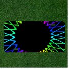 Custom Personalized License Plate Auto Tag With Color Sun Design Add Names