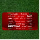Custom Personalized License Plate Auto Tag With Faith Christ Hope Joy Light Etc.