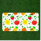 Custom Personalized License Plate Auto Tag With Strawberry Lemon And Oranges