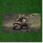 Custom Personalized License Plate Auto Tag With Smoking Huge Turtle Design