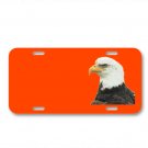 Bald Eagle Eagle Bird Of Jove On License Plate Car Front Add Names