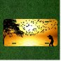 Custom Personalized License Plate Auto Tag With Camera Man Taking Shots Of View