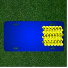 Custom Personalized License Plate With Add Names To Happy Face 3D Smile