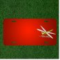Custom Personalized License Plate With Add Names To Green Shadow Dragonfly