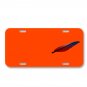 Feather Quill Bird Fountain Pen Keel On License Plate Car Front Add Names