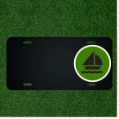 Custom Personalized License Plate With Add Names To Boat Sailing Yacht Cruise