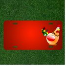 Custom Personalized License Plate With Add Names To Chicken Hen Rooster Farm