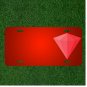 Custom Personalized License Plate With Add Names To Diamond Gem Ruby Jewel