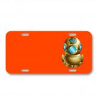Diver Scuba Sea Ocean Suit On License Plate Car Front Add Names