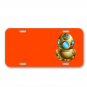 Diver Scuba Sea Ocean Suit On License Plate Car Front Add Names