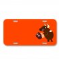 Boxing Cow Bull Taurus Aggressive On License Plate Car Front Add Names