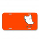 Bird Birdie Stylistic Simple Animal On License Plate Car Front Add Names