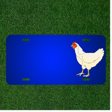 Custom Personalized License Plate With Add Names To Chicken Hen Farm