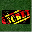 Custom Personalized License Plate Auto Tag With SECRET Cool Design NEW