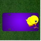 Custom Personalized License Plate With Add Names To Chick Corm Eating Food