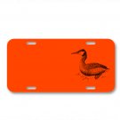 Grebe Bird Animal Biology On License Plate Car Front Add Names