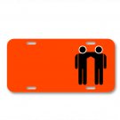 People Friendship Men Friendship On License Plate Car Front Add Names
