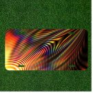 Custom Personalized License Plate Auto Tag With Fancy Colorful Sun Light Splash