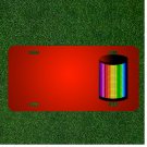 Custom Personalized License Plate With Add Names To Equalizer Graphic Mp3