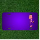 Custom Personalized License Plate With Add Names To Flamingo Pink Animal Zoo