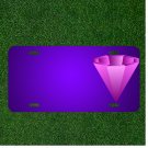 Custom Personalized License Plate With Add Names To Stone Jewel Rubies