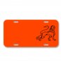 Animal Lion Mammal Stylised Stylized On License Plate Car Front Add Names