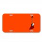 Electric Guitar Music Red May Axe On License Plate Car Front Add Names