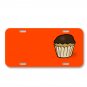 Muffin Chocolate Cupcake Brown On License Plate Car Front Add Names