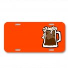 Beer Beverage Drink Jar Pitcher Mug On License Plate Car Front Add Names