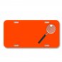 Magnifying Glass See Thru Transparent On License Plate Car Front Add Names