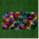 Custom Personalized License Plate Auto Tag With Colorful Smokey Wacky Design
