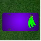 Custom Personalized License Plate With Add Names To Peas Vegetables Garden