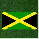 Custom Personalized License Plate Auto Tag With Flag Of Jamaica