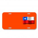 Chile Chilean Flag Country Waving On License Plate Car Front Add Names