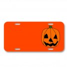 Pumpkin Carving Pumpkin Jack-O-Lantern On License Plate Car Front Add Names