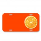 Fresh Fruit Orange Orange Fruits On License Plate Car Front Add Names
