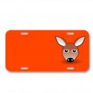 Deer Doe Roe Roe Deer Mammal Brown On License Plate Car Front Add Names