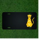 Custom Personalized License Plate With Add Names To Cheetah Hunting-Leopard