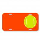 Tennis Ball Ball Sport Tennis On License Plate Car Front Add Names