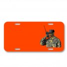 Soldier Man War Black Army On License Plate Car Front Add Names