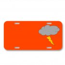 Daily Daily Sketch Lightning Rain On License Plate Car Front Add Names