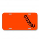 Crayon Drawing Outlines Pencil Toy On License Plate Car Front Add Names